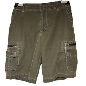 KUHL | Vintage KuhlDry Cargo Short - Brown Pinstripe - Sz Medium